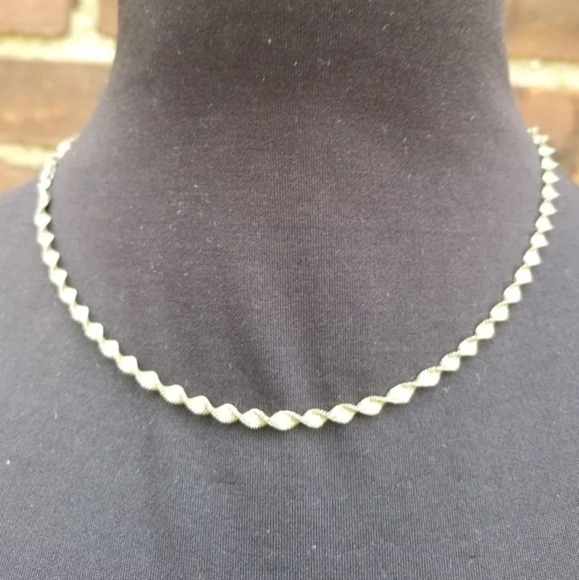 Vintage‎ Italian sterling chain - Picture 2 of 8